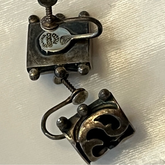 Ana Nunez Brilanti Victoria de Taxco Angels Earrings from 1951 - Picture 2 of 9